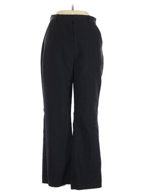 Abercrombie & Fitch Black Boot-Cut Wide-Leg Pants
